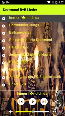 Dortmund Lieder android App screenshot 0